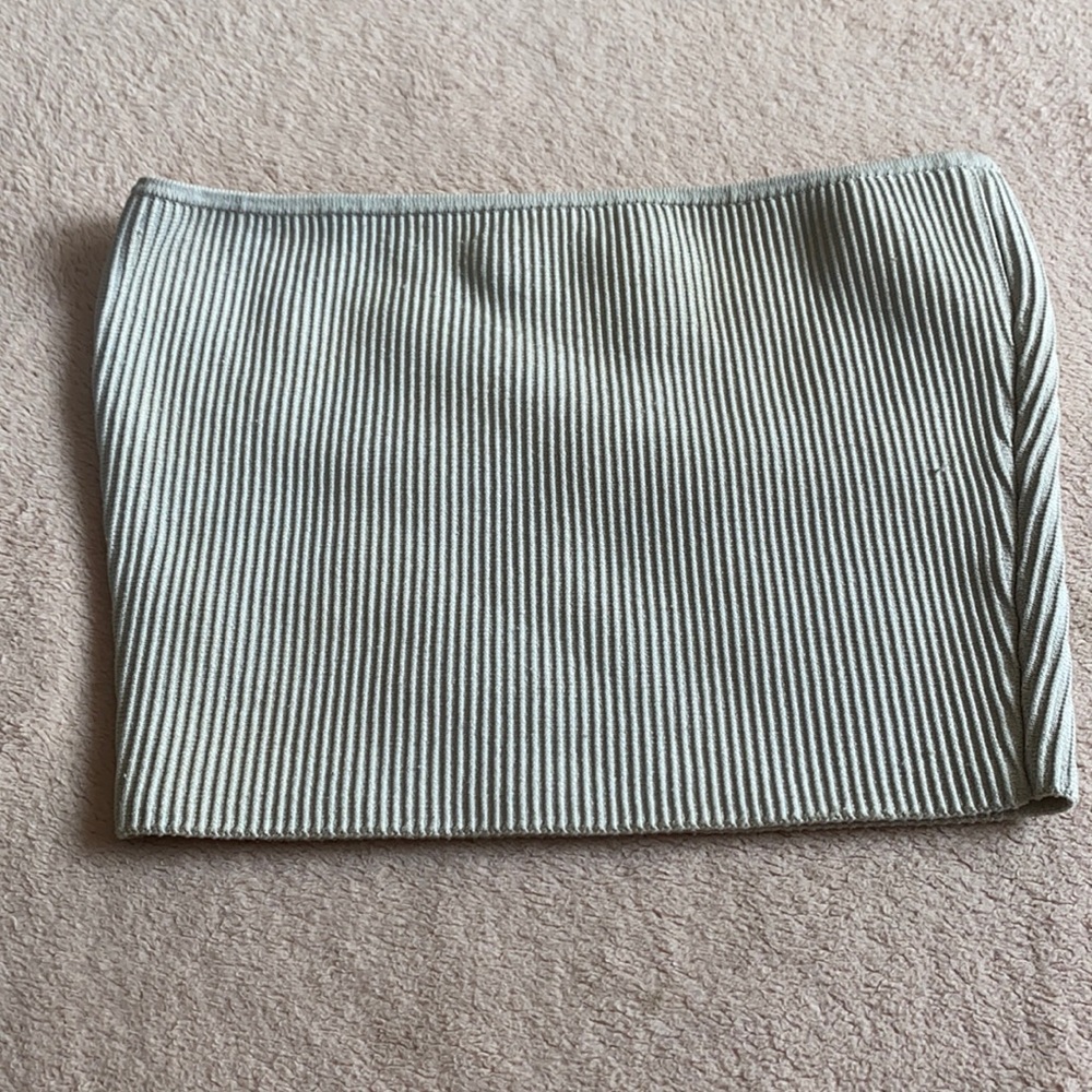 Babaton Essamba Cropped Tube Top - Bone